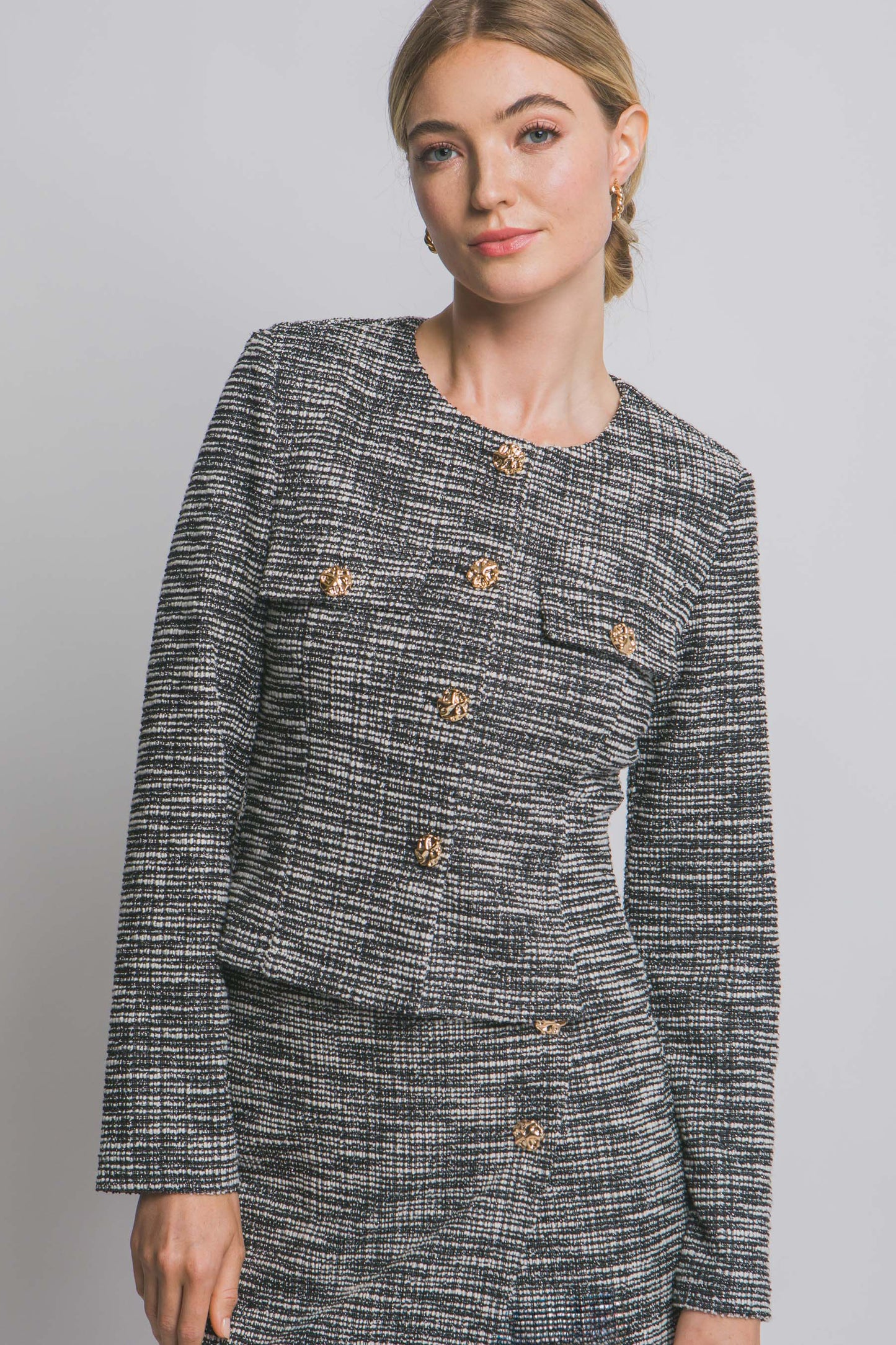 Set Luxe Tweed Estructurado