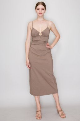 Vestido Ring Sculpt Midi
