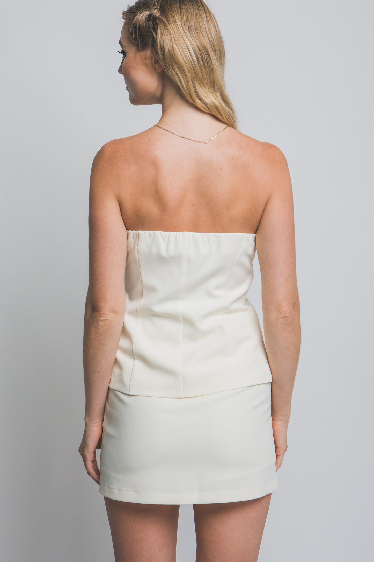 Set Strapless Rosé Button