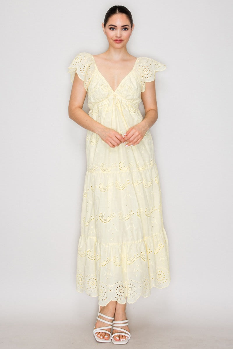 Vestido Emilia Eyelet