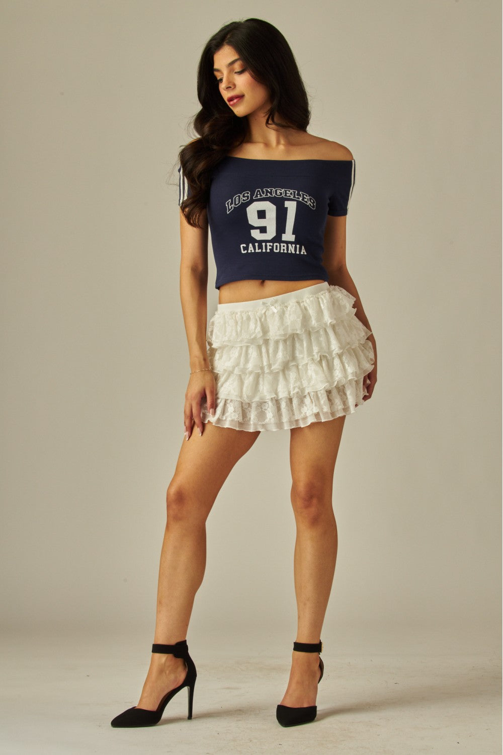 Falda Short Lace Bloom