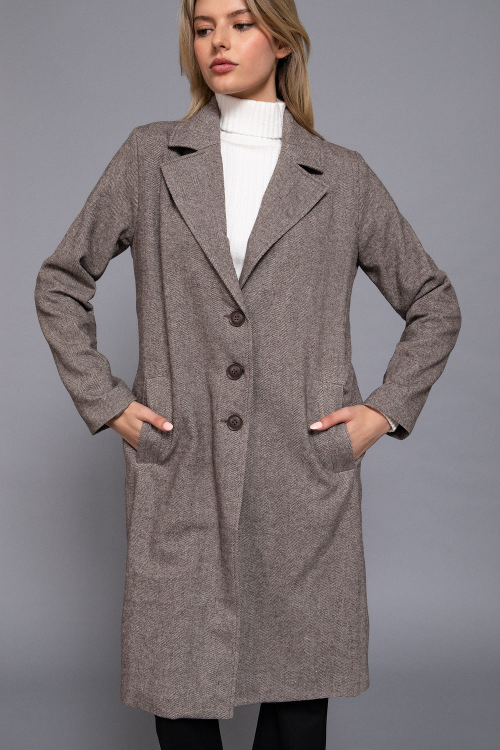Abrigo Long Coat Clásico Invierno