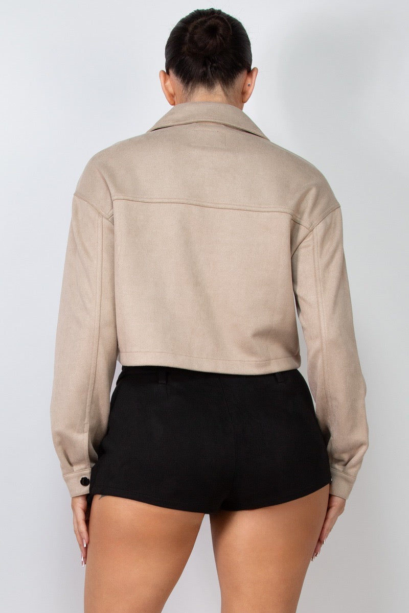 Chamarra Suede Essential