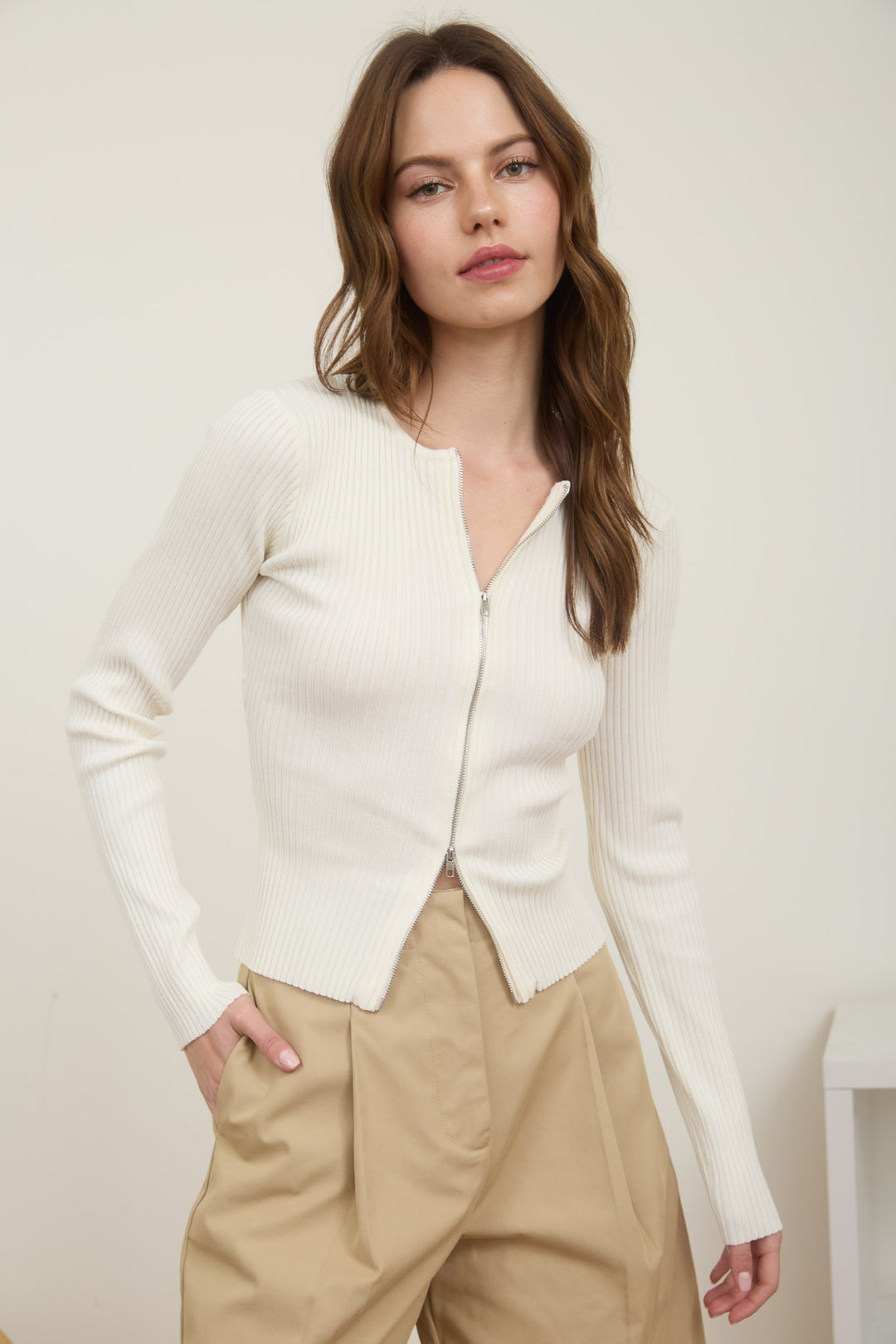 Suéter Knit Cierre Premium