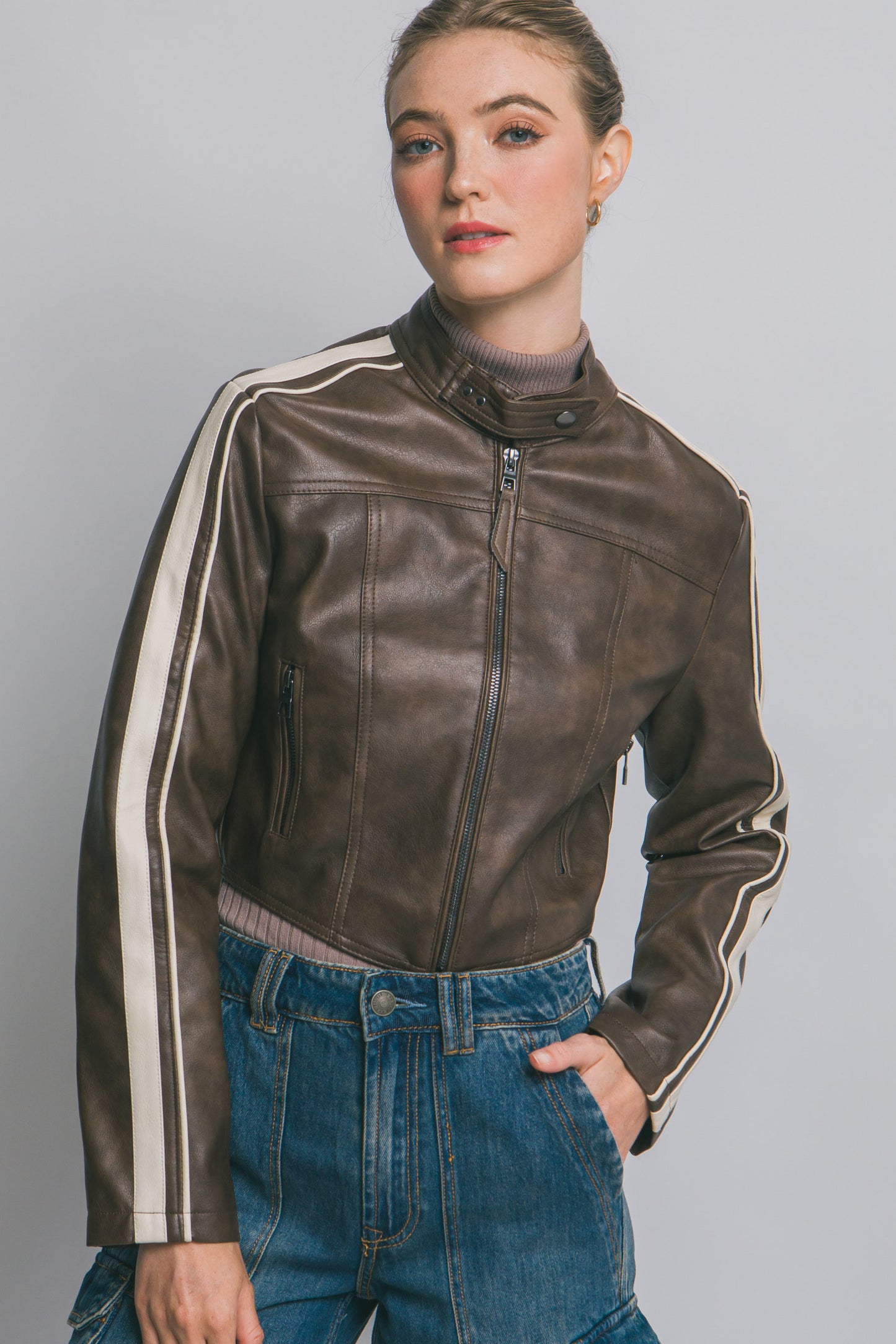 Chamarra Biker Sport Leather