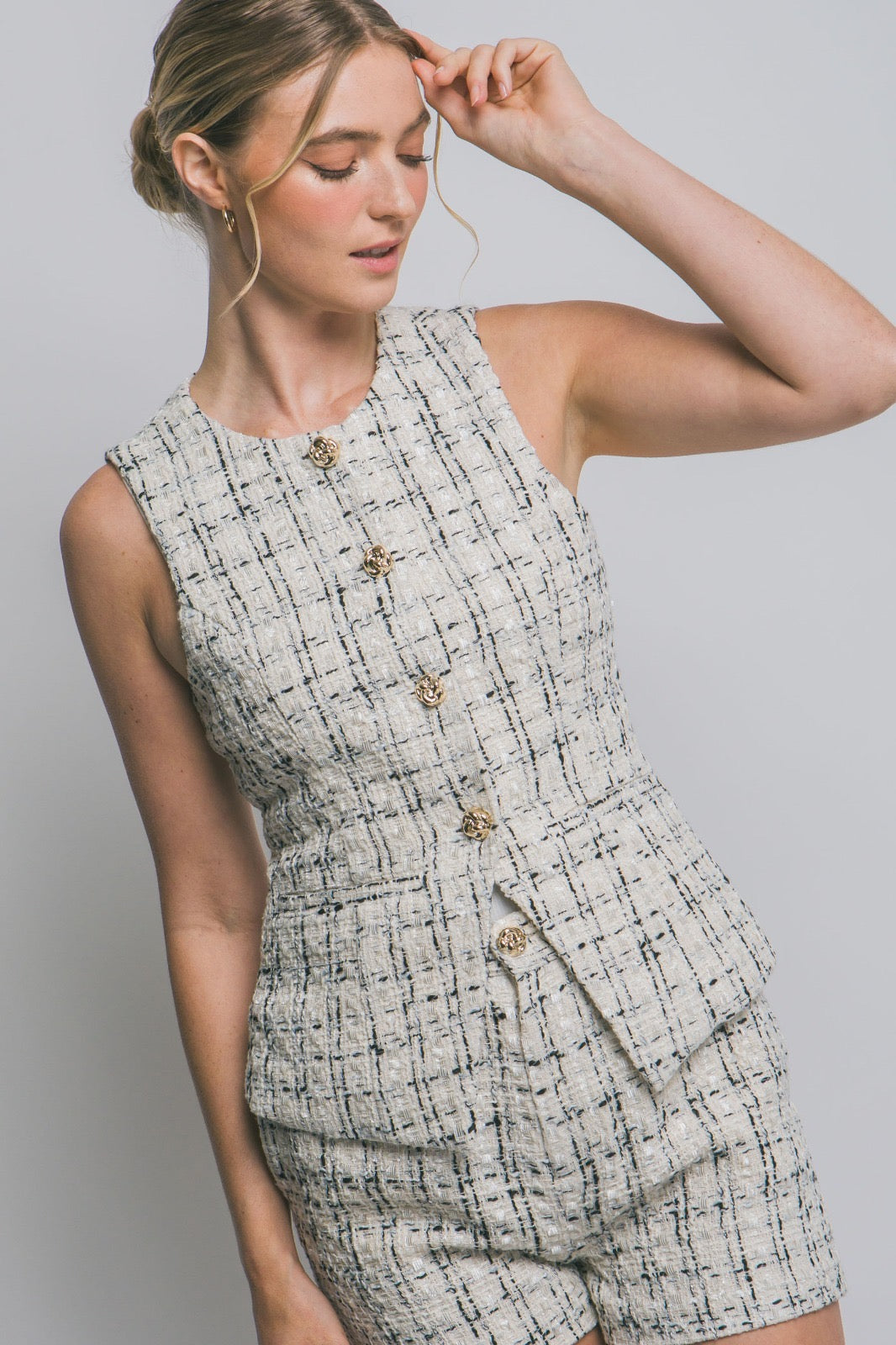 Set Elegant Tweed Luxe