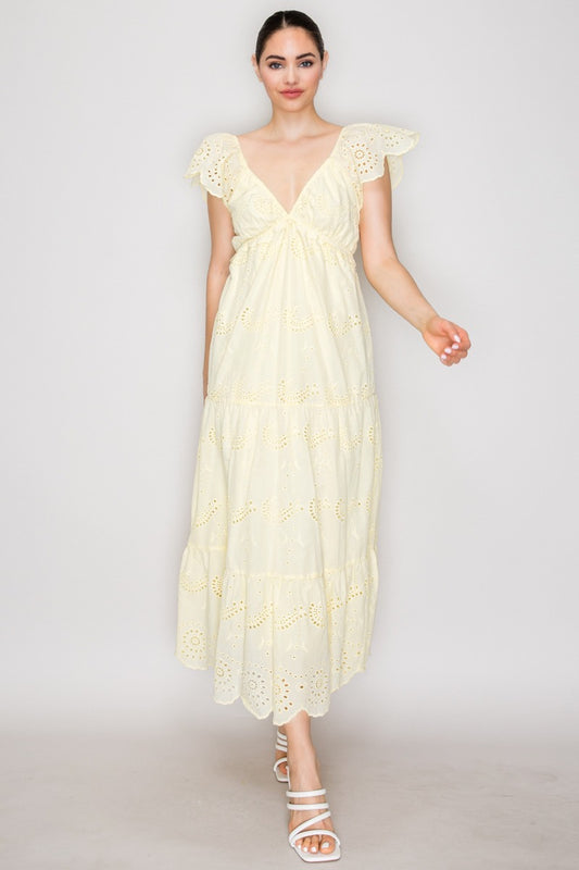 Vestido Emilia Eyelet