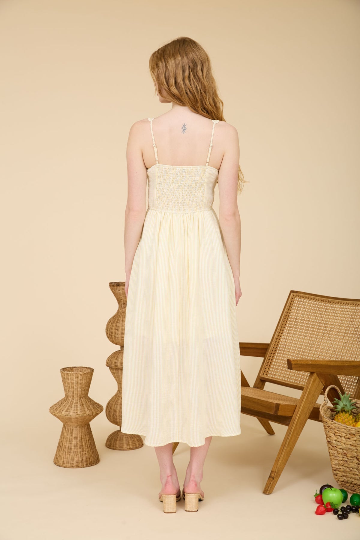 Vestido Midi Rayas Summer Fit