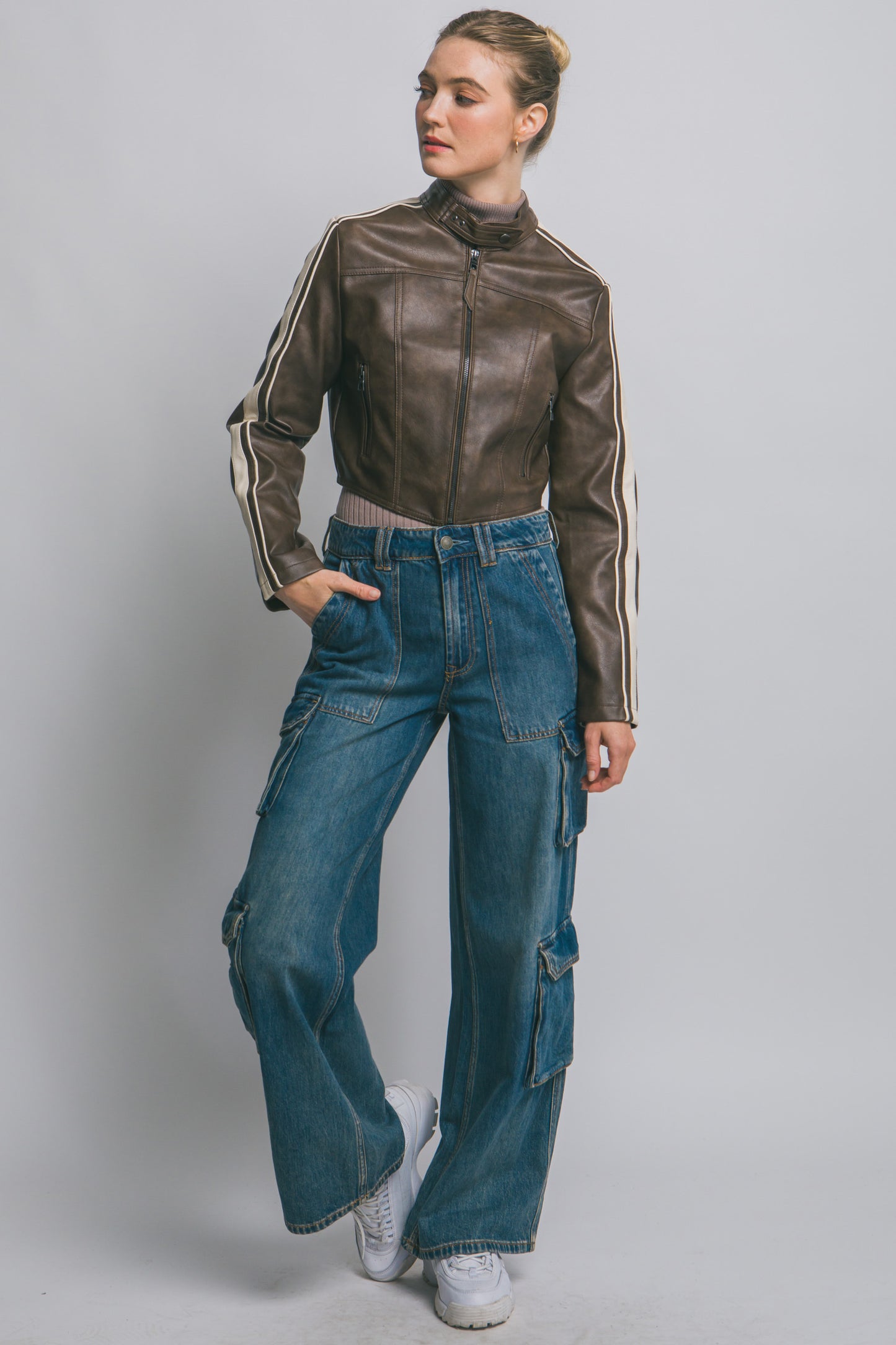 Chamarra Biker Sport Leather