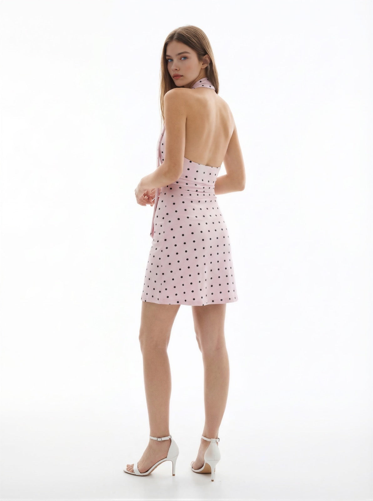 Vestido Polka Chic Halter