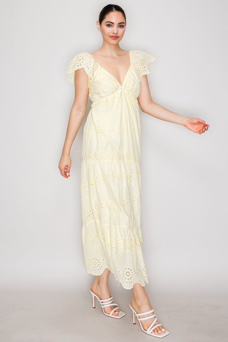 Vestido Emilia Eyelet