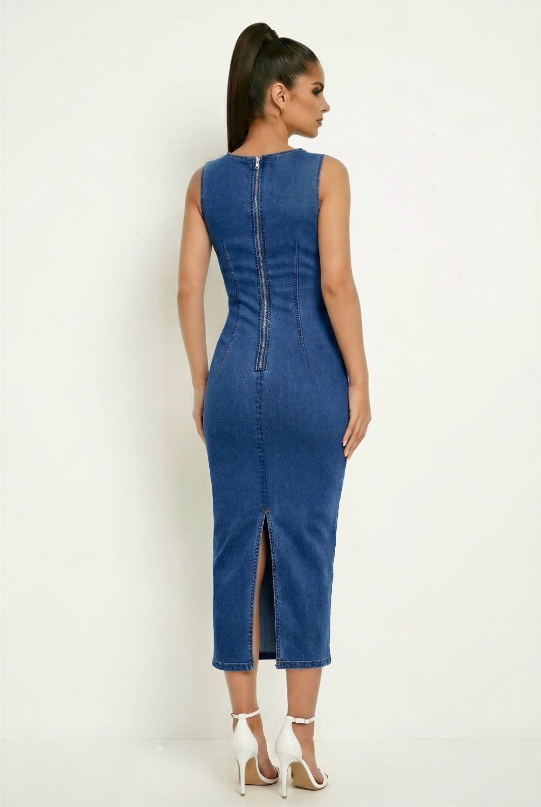 Vestido Denim Capri