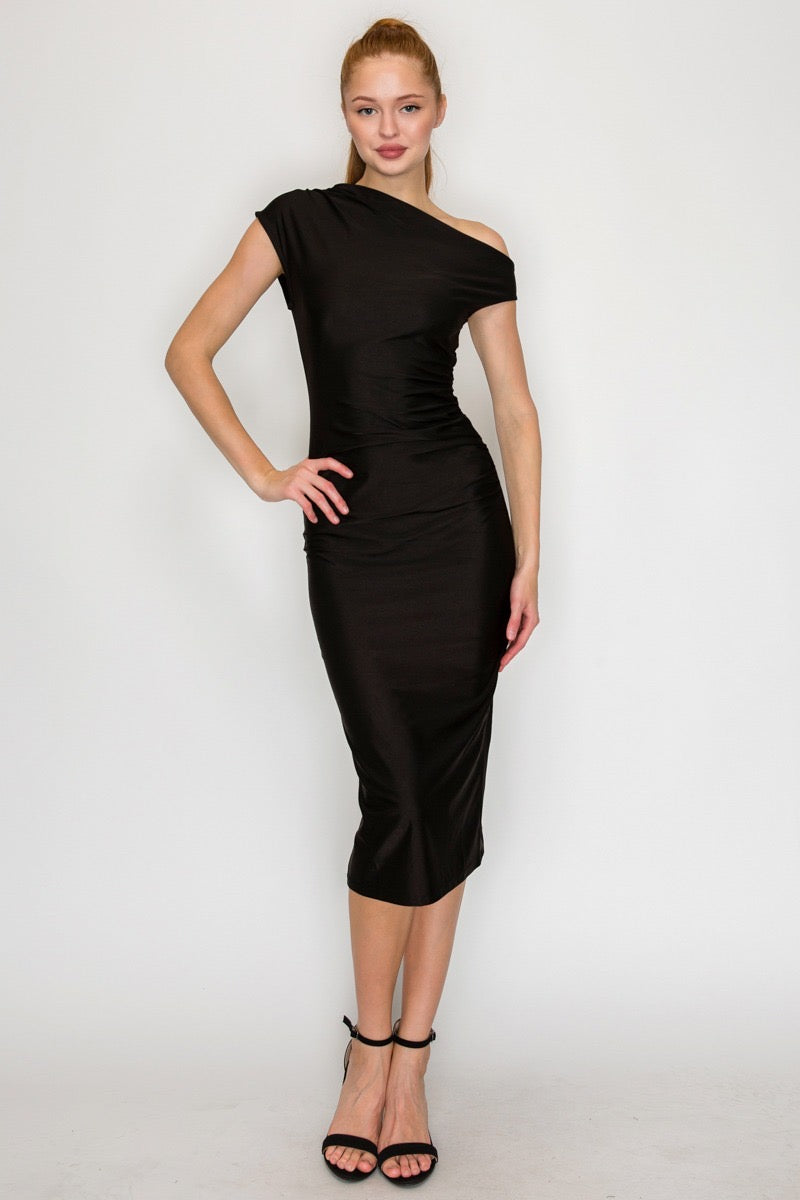 Vestido Midi Ajustado Éclat