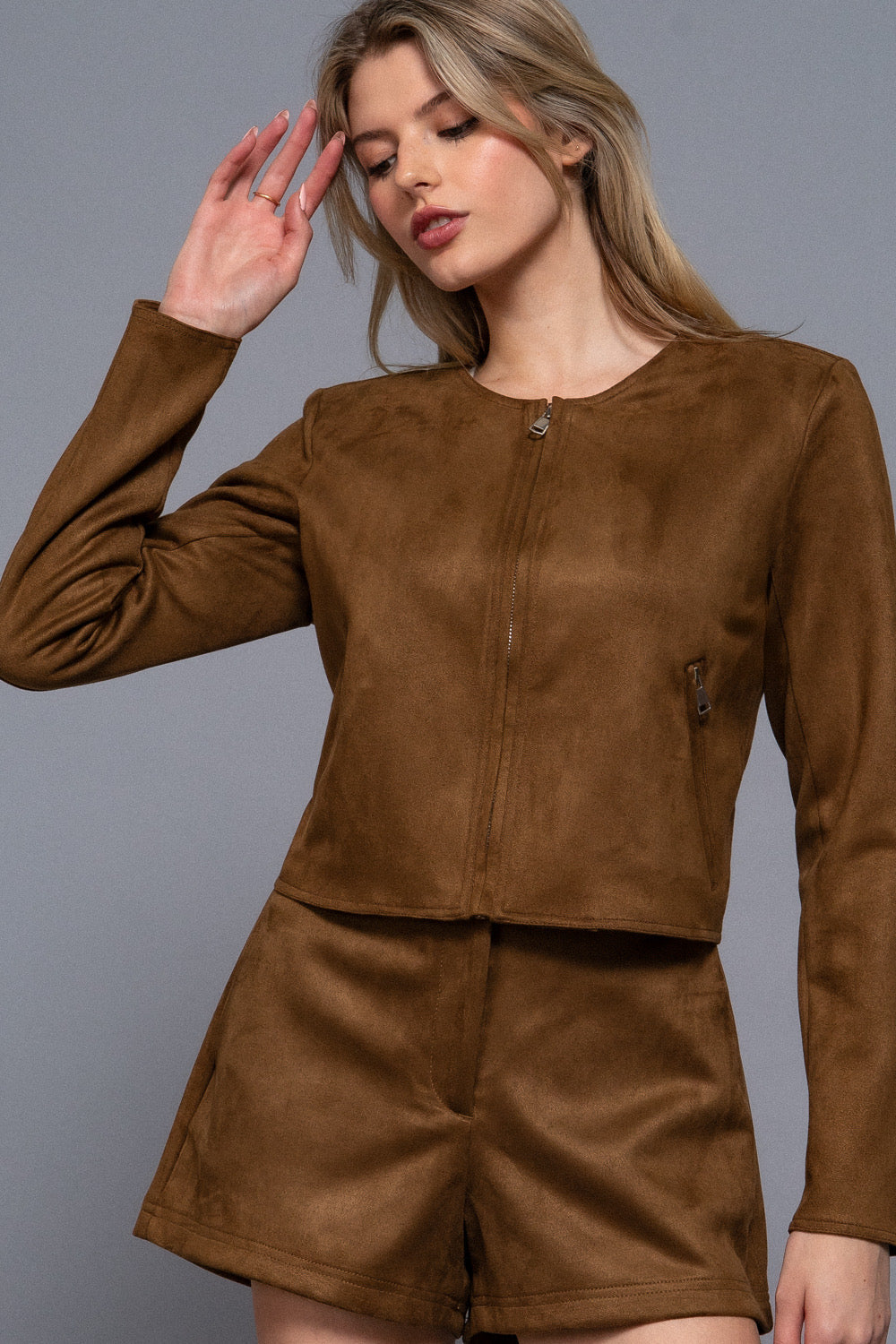 Chamarra Suede Urban Style