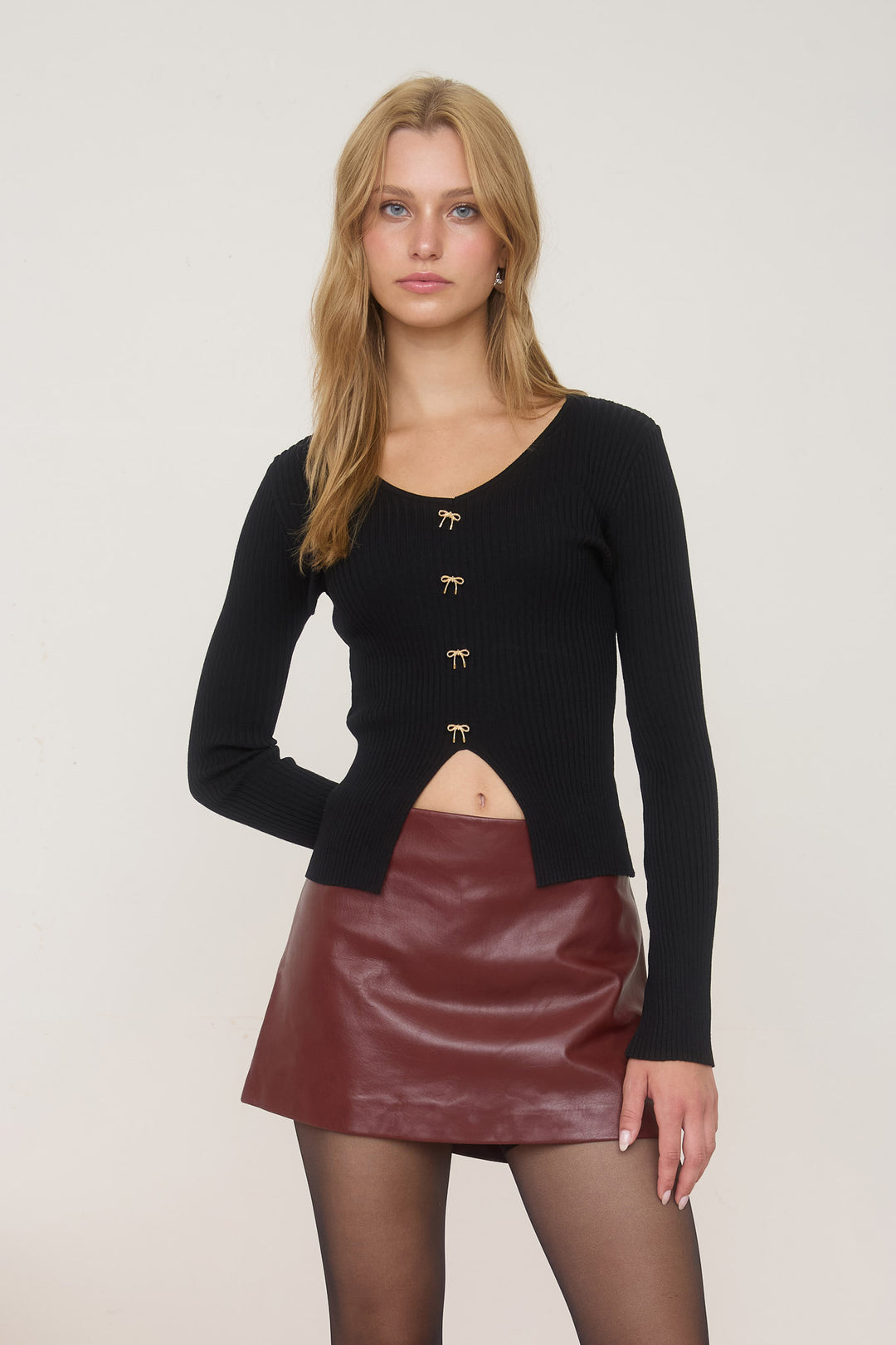 Suéter Cutout Moños