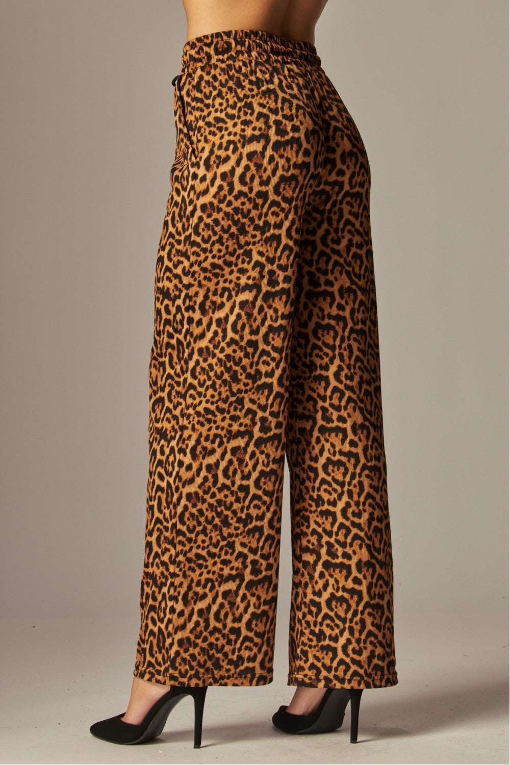 Pantalón Animal Print Luxe – Wide Leg