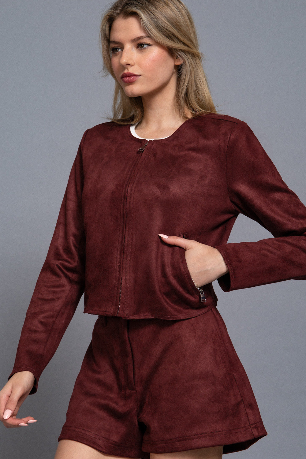 Chamarra Suede Urban Style