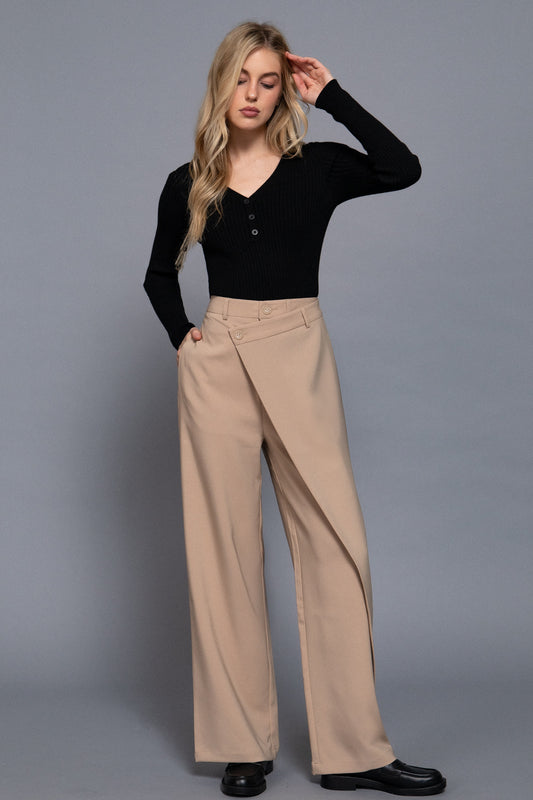 Pantalón Wrap Premium – Wide Leg Edition