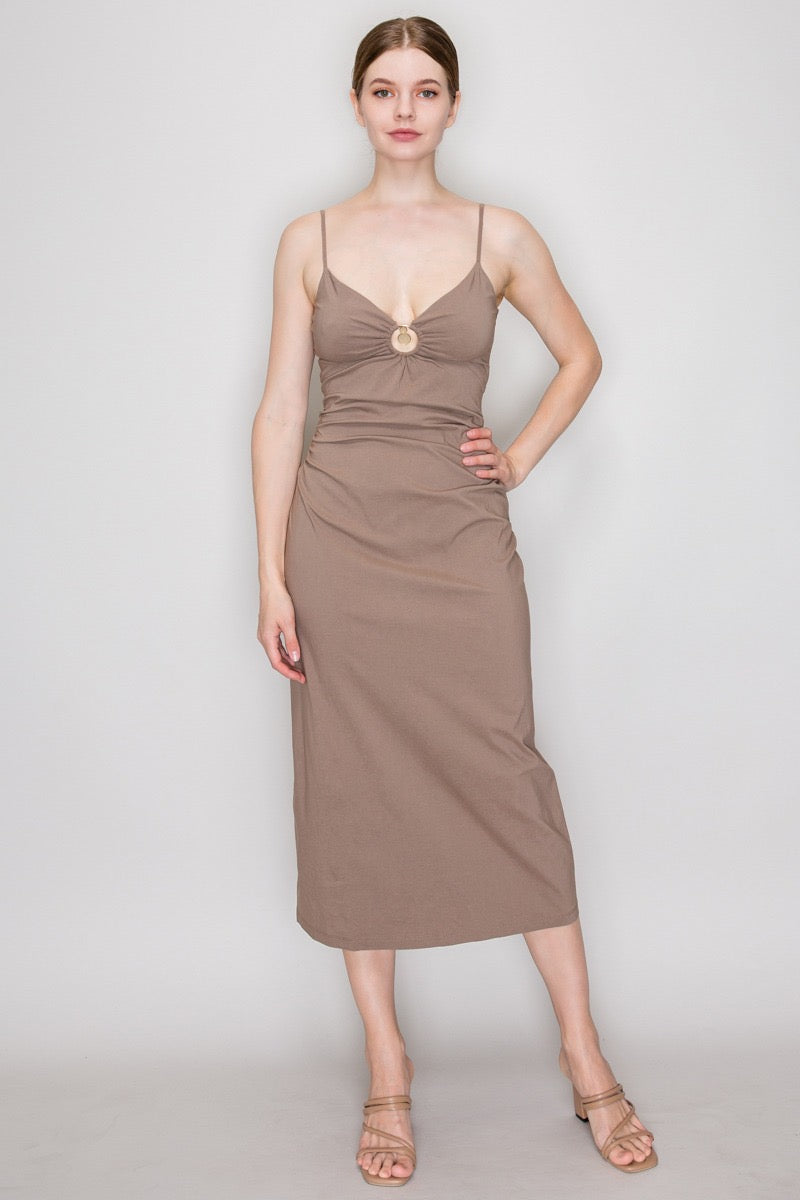 Vestido Ring Sculpt Midi