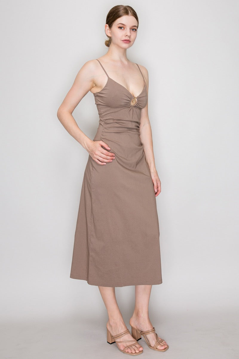 Vestido Ring Sculpt Midi