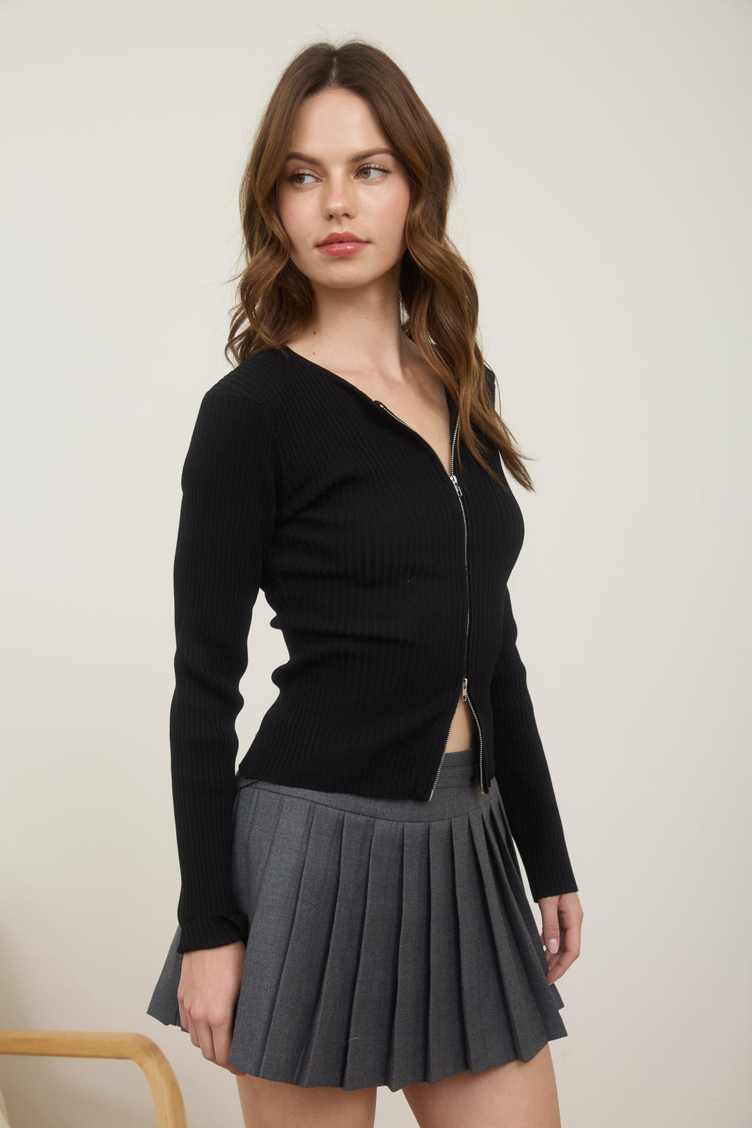 Suéter Knit Cierre Premium