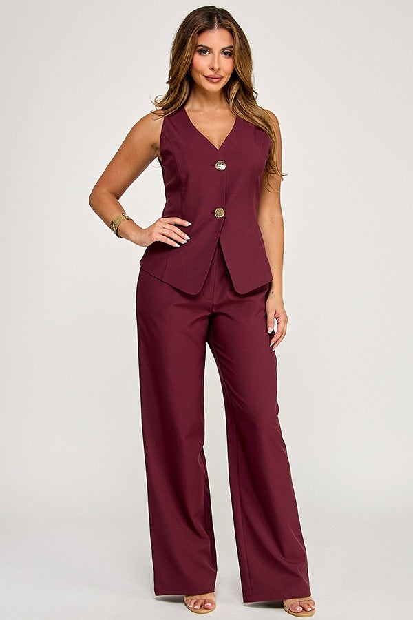 Set Sastre V-Neck Elegance
