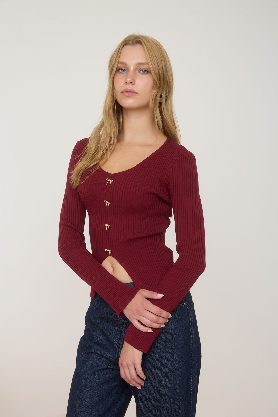 Suéter Cutout Moños