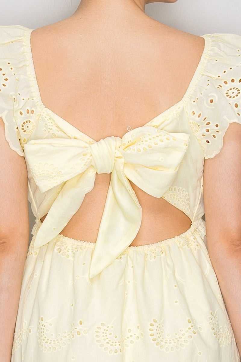 Vestido Emilia Eyelet