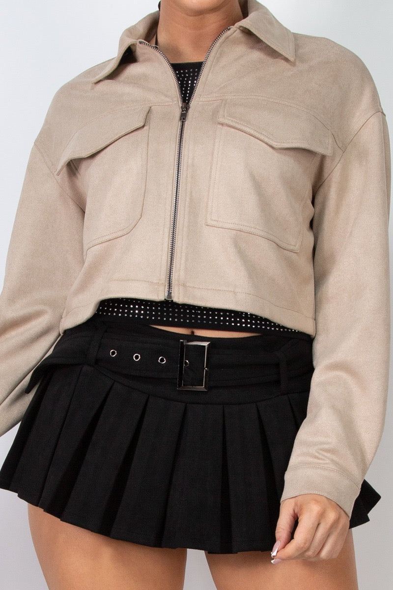 Chamarra Suede Essential