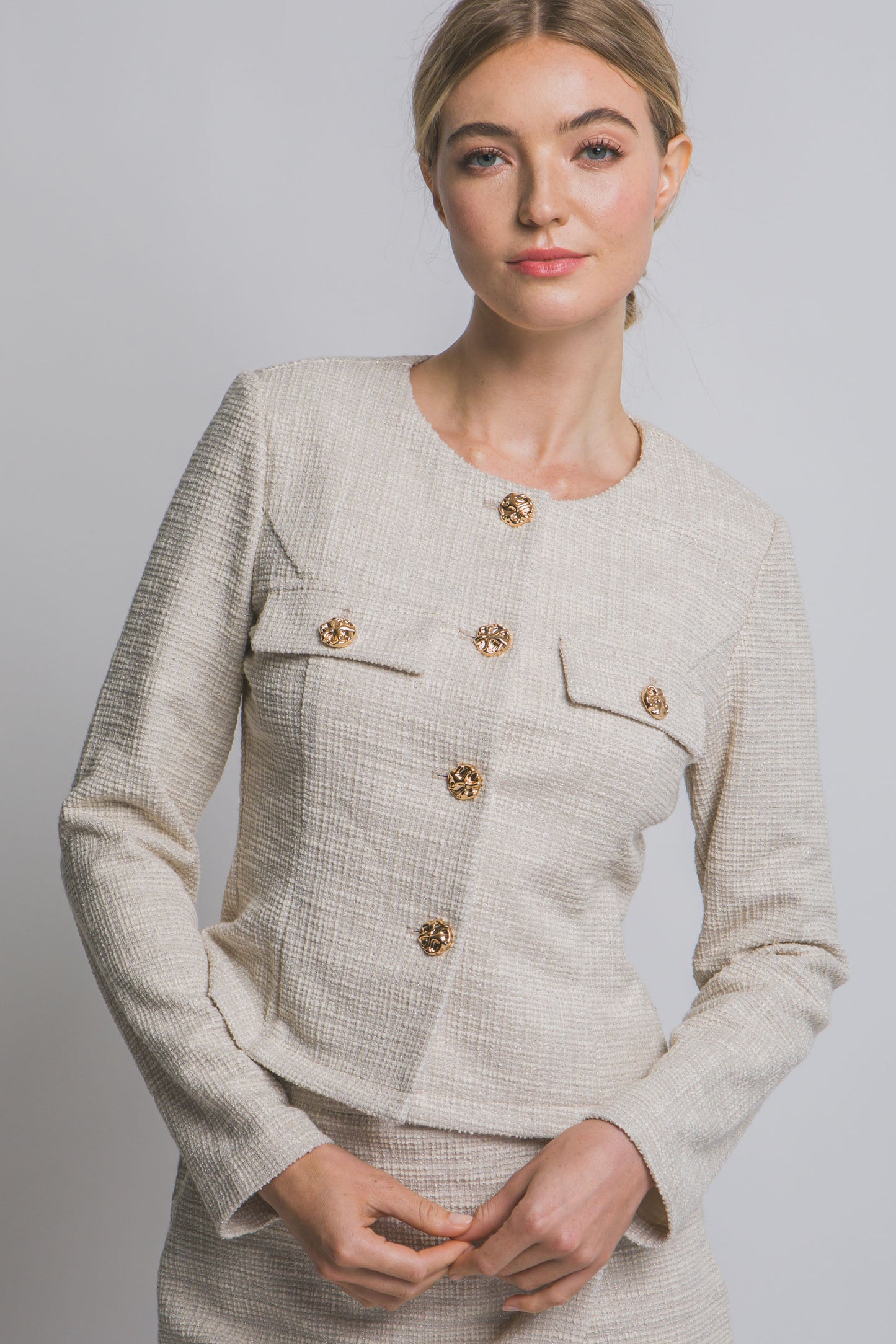 Set Luxe Tweed Estructurado