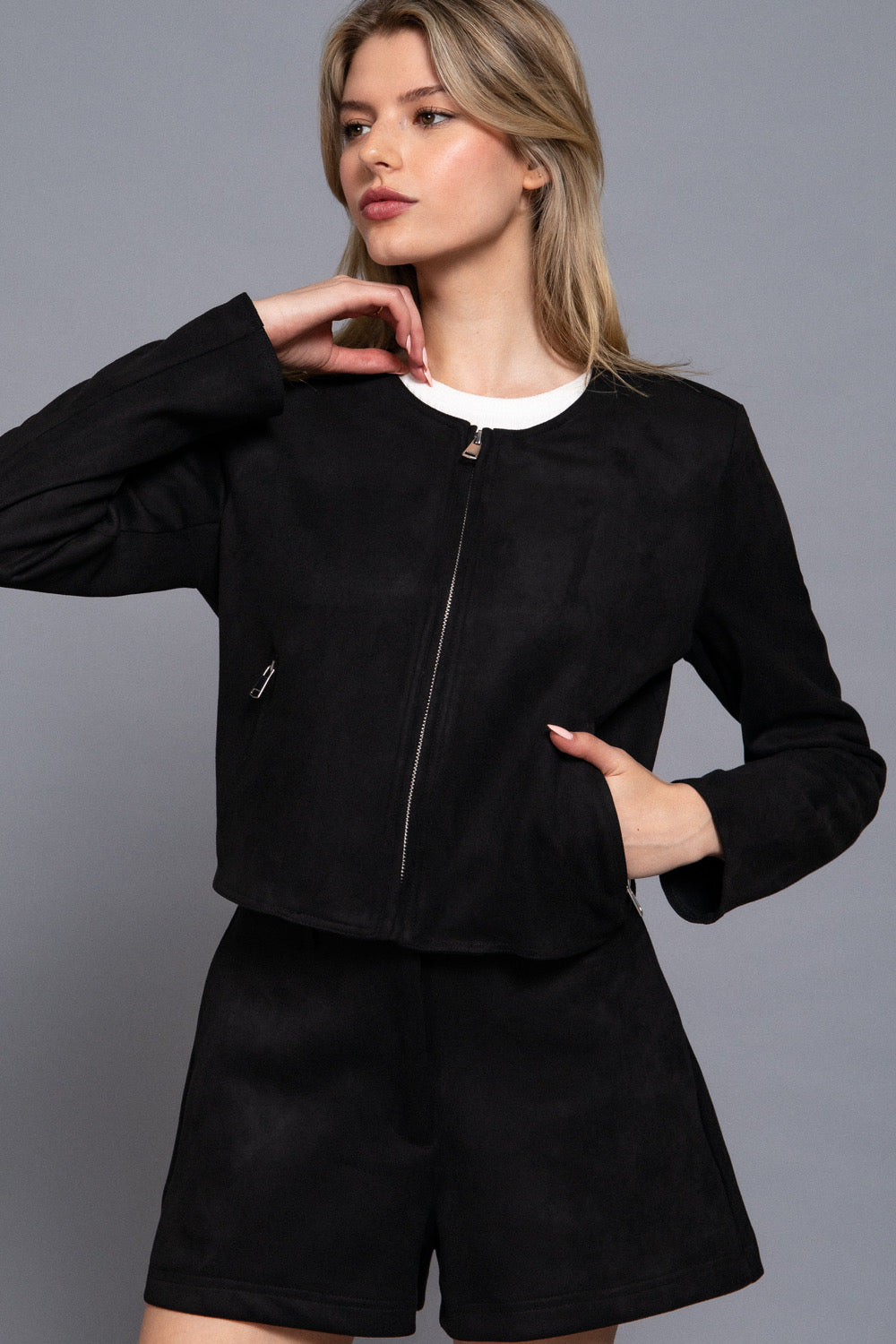 Chamarra Suede Urban Style