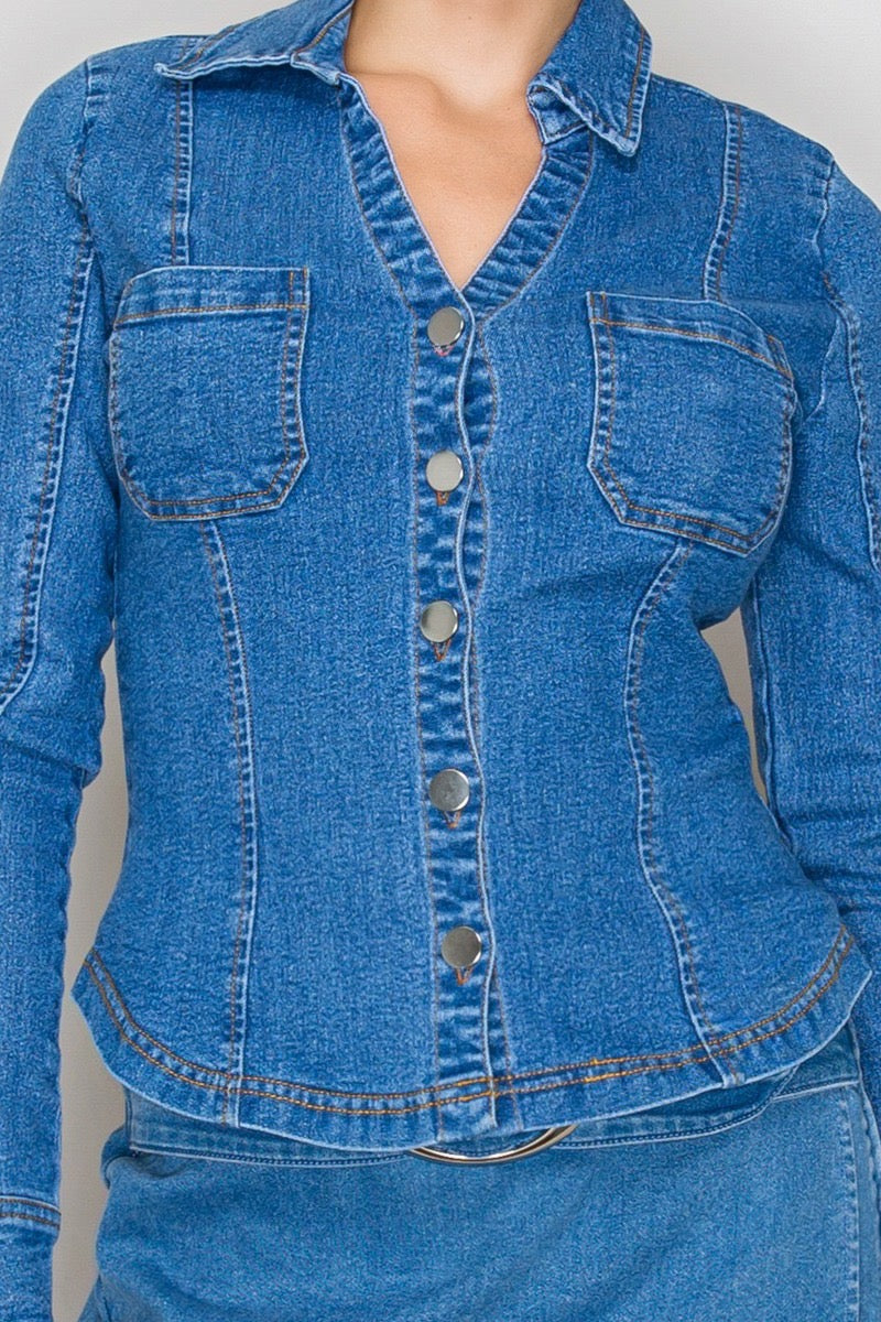 Blusa Denim Harper