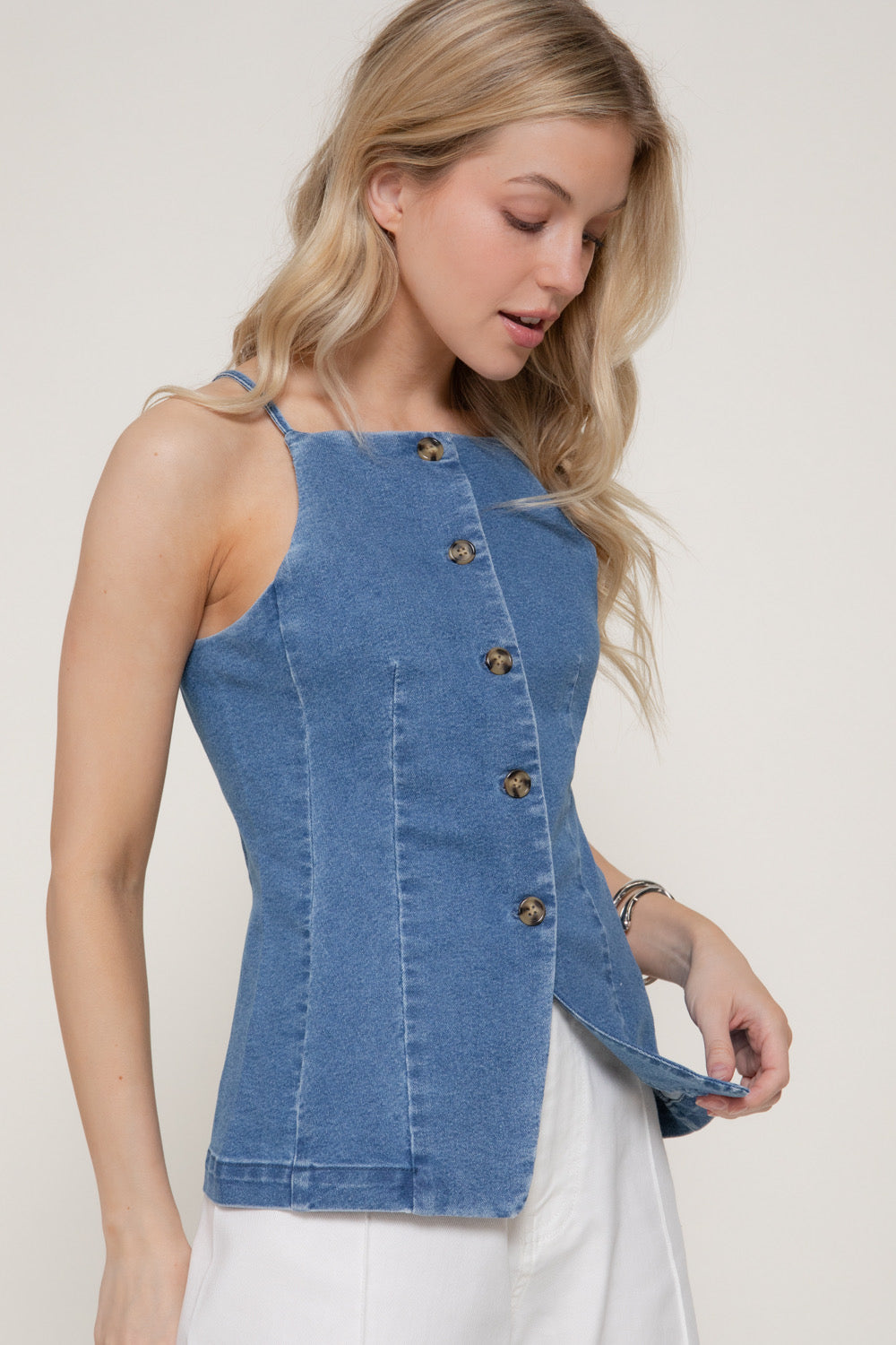 Blusa Denim Camila