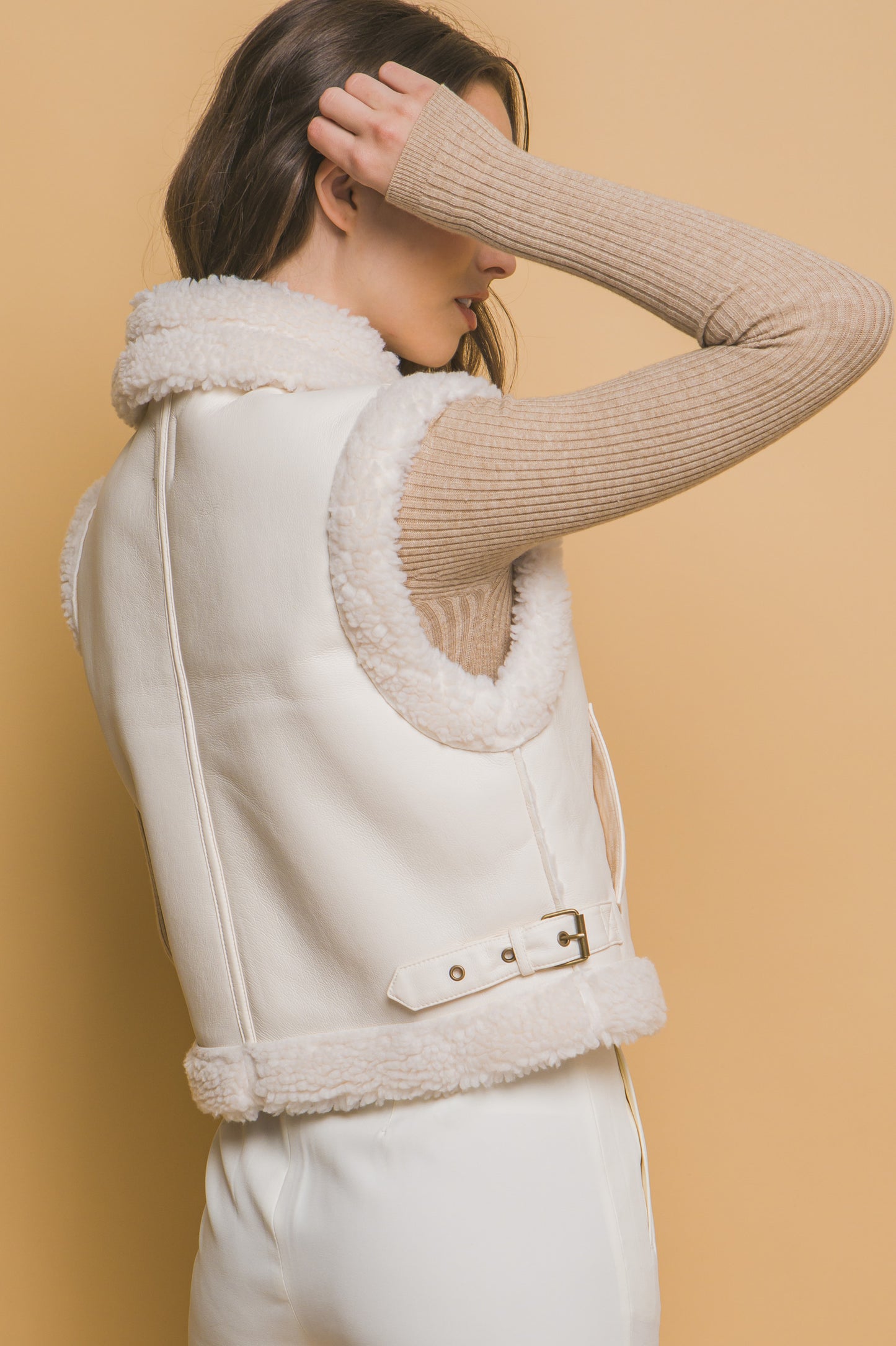 Chaleco Shearling Luxe