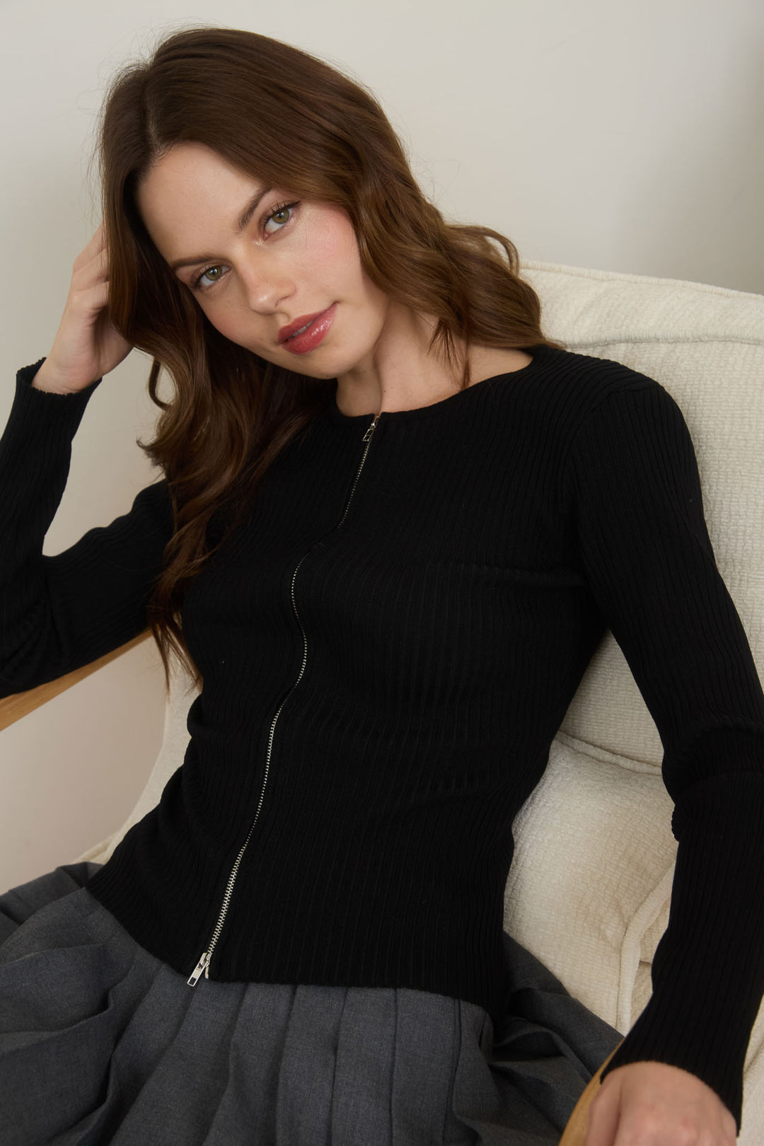 Suéter Knit Cierre Premium