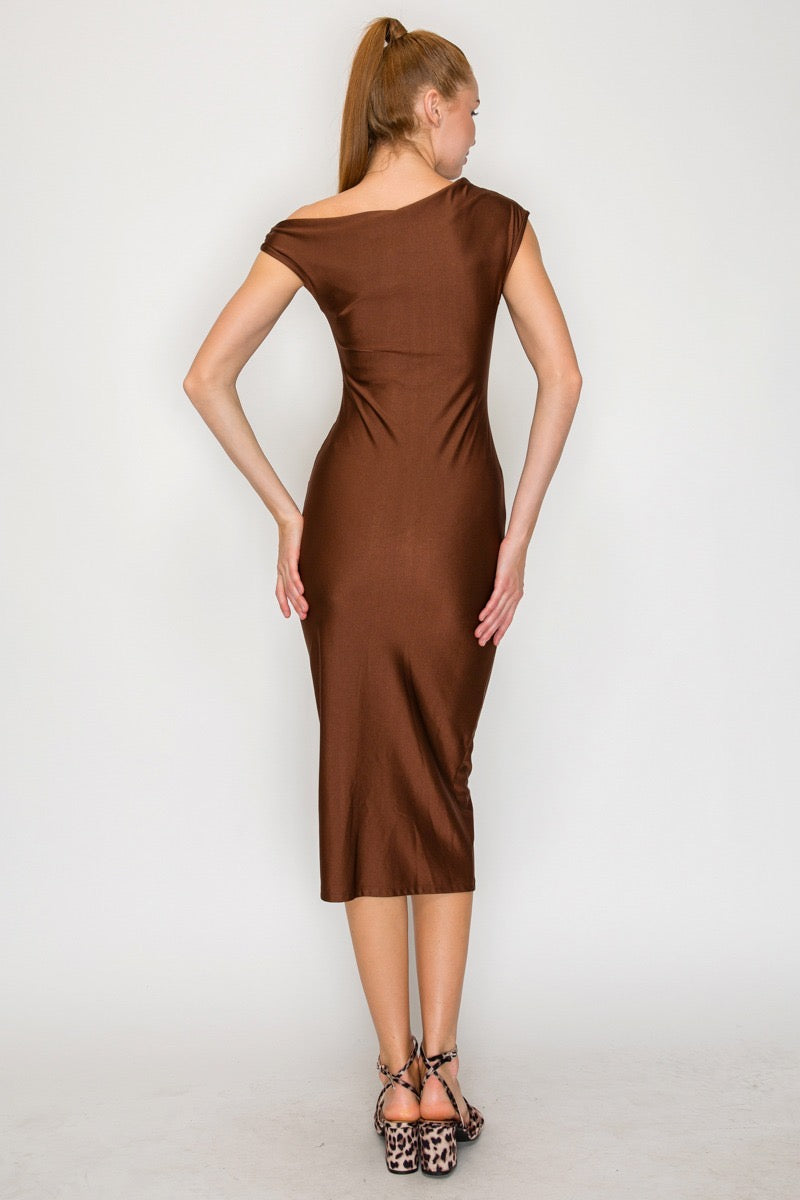 Vestido Midi Ajustado Éclat