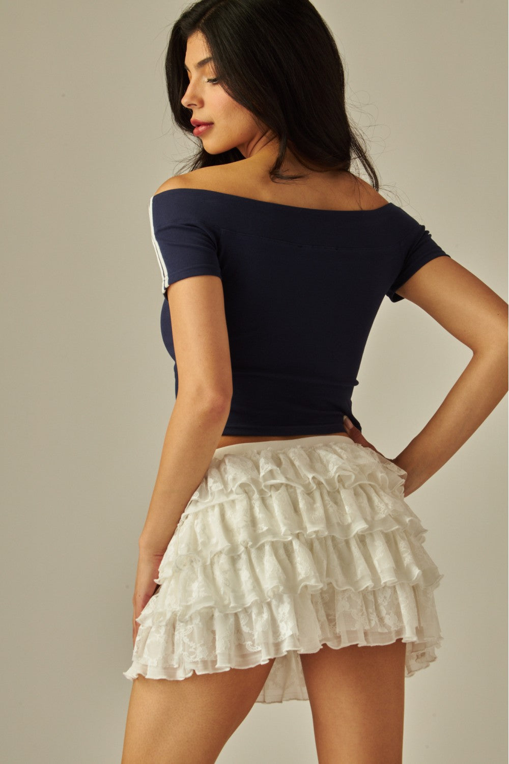 Falda Short Lace Bloom