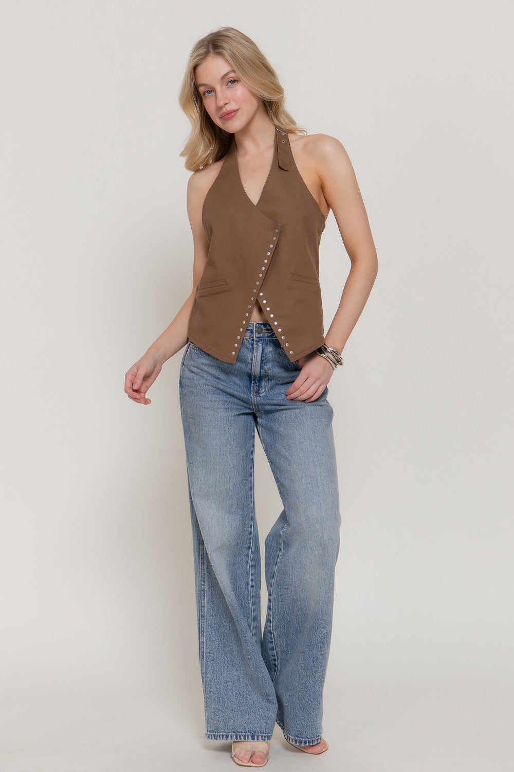 Halter Stud Top