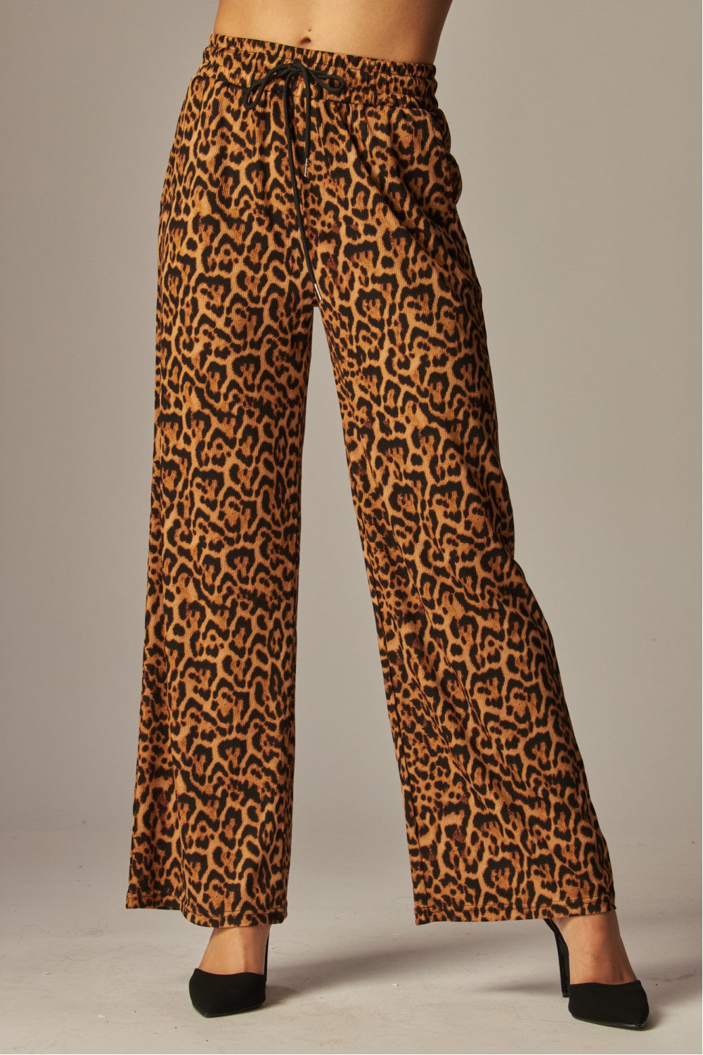 Pantalón Animal Print Luxe – Wide Leg