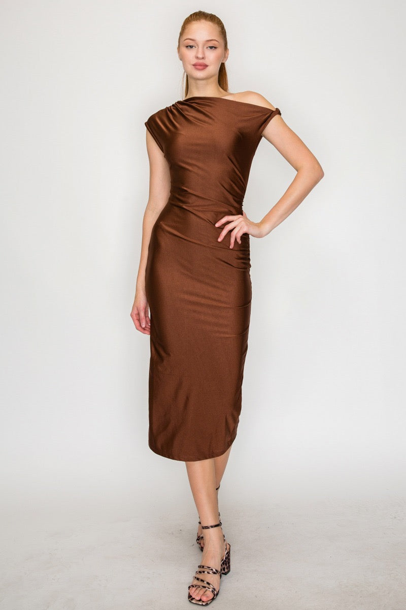 Vestido Midi Ajustado Éclat